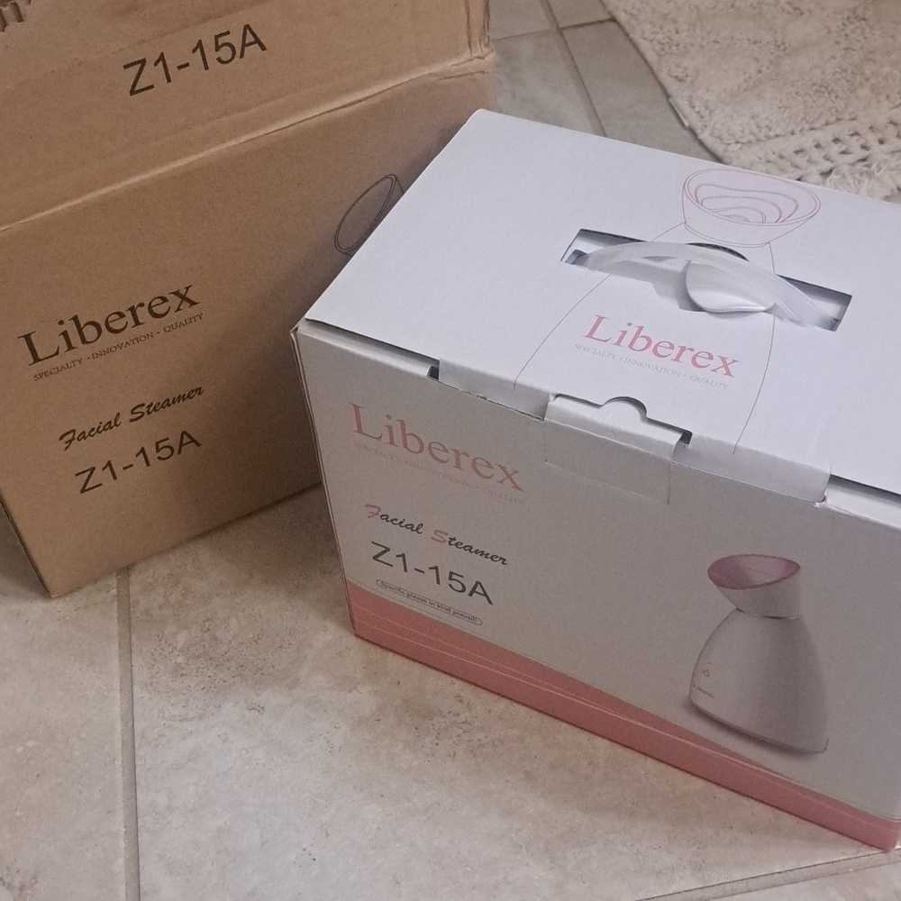 LIBEREX Nano Ionic professional facial steamer, Water Tank with LED, used 2x